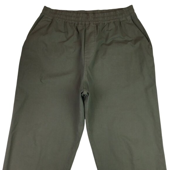 Form & Thread Mens 34 Organic Cotton Olive Elastic Waist Pants Portugal - Picture 2 of 10